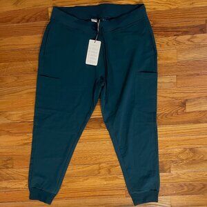 Women's Mandala Caribbean Blue 9 Pocket Joggers, Petite Large